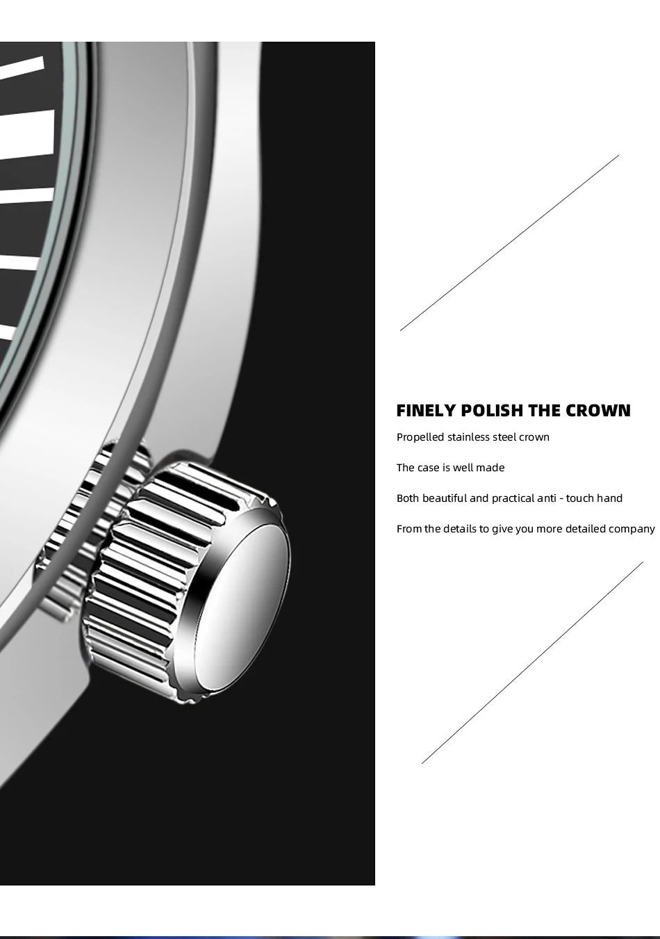 Field Watch with Steel Band – Easy Reading Dial and Japan Movement