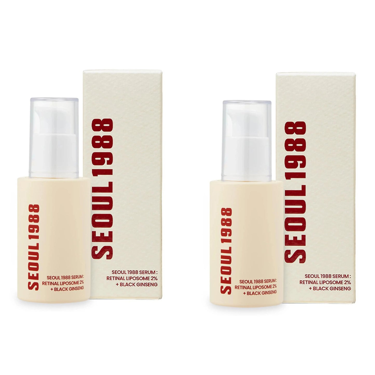 Korean 1988 Retinol Face Serum – Black Ginseng, Niacinamide, Vitamin C, Anti-Aging & Moisturizing