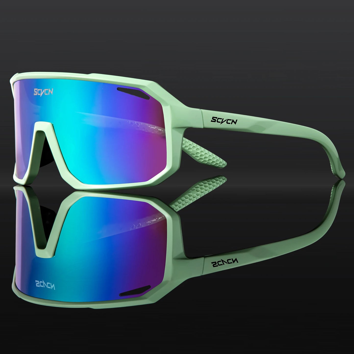 SCVCN Cycling Glasses Men & Women UV400 Outdoor Sports Sunglasses for MTB, Bike & Hiking