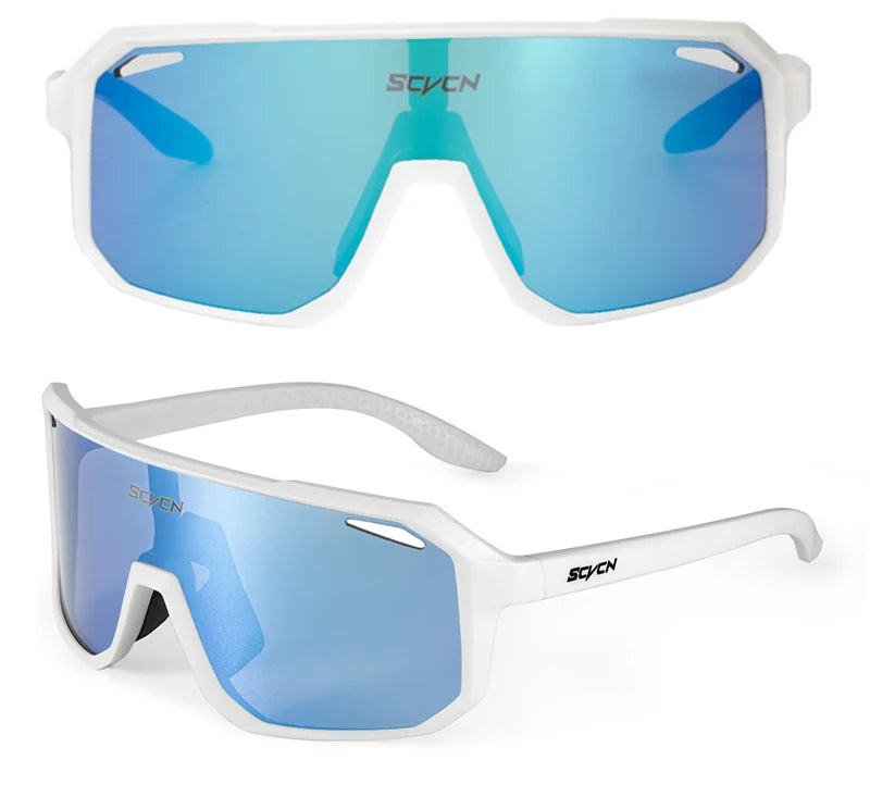 SCVCN Cycling Glasses Men & Women UV400 Outdoor Sports Sunglasses for MTB, Bike & Hiking