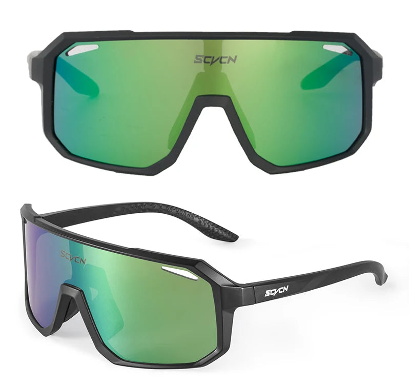 SCVCN Cycling Glasses Men & Women UV400 Outdoor Sports Sunglasses for MTB, Bike & Hiking