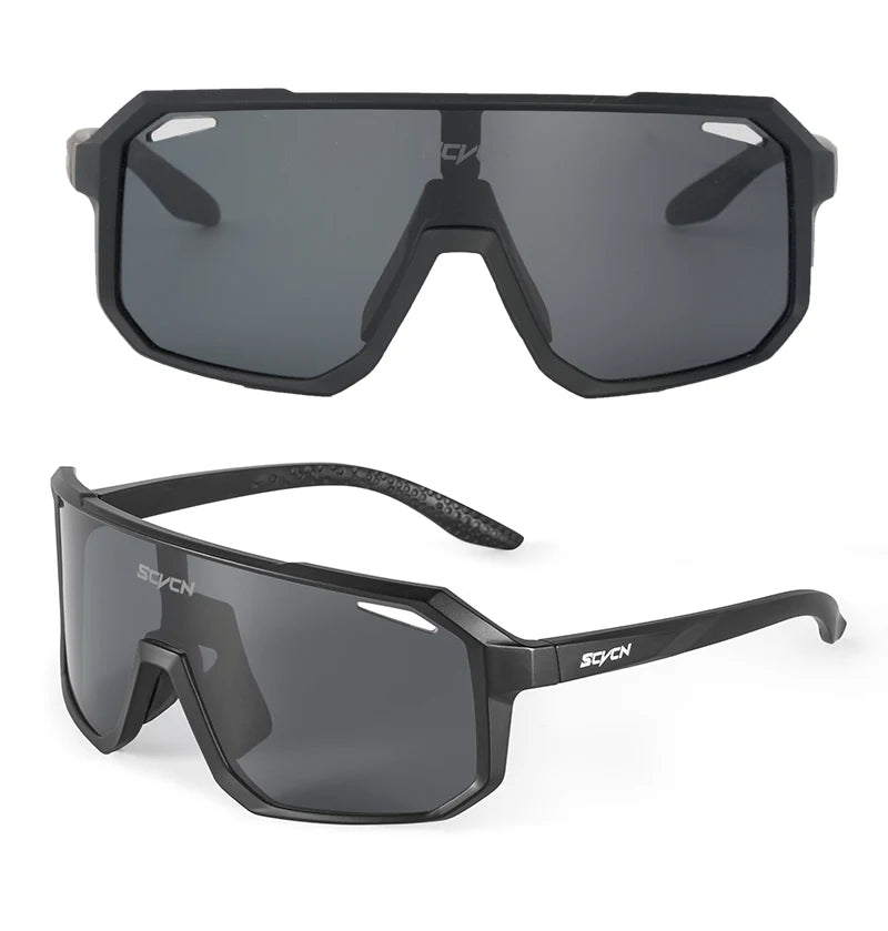 SCVCN Cycling Glasses Men & Women UV400 Outdoor Sports Sunglasses for MTB, Bike & Hiking