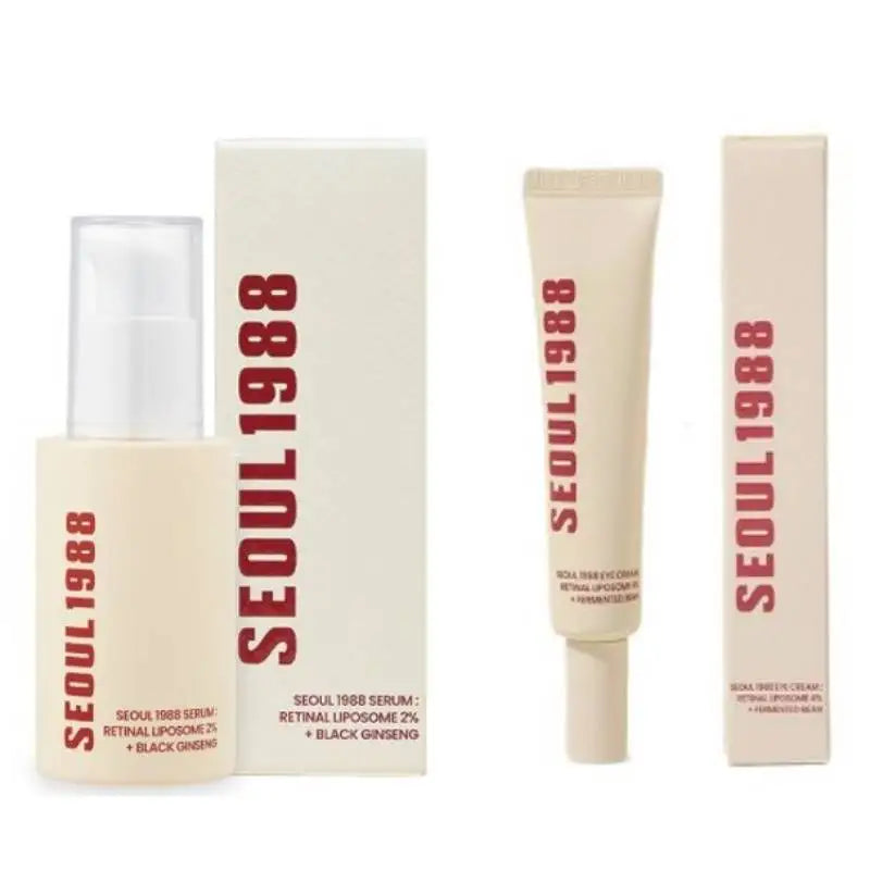 Korean 1988 Retinol Face Serum – Black Ginseng, Niacinamide, Vitamin C, Anti-Aging & Moisturizing