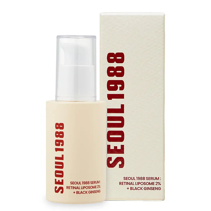Korean 1988 Retinol Face Serum – Black Ginseng, Niacinamide, Vitamin C, Anti-Aging & Moisturizing