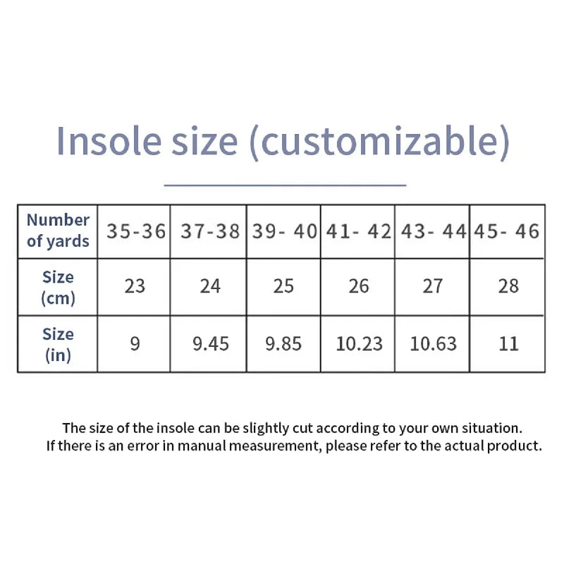Sport Orthopedic EVA Insoles for Men & Women - Breathable Shock Absorption Shoe Inserts for Running & Basketball