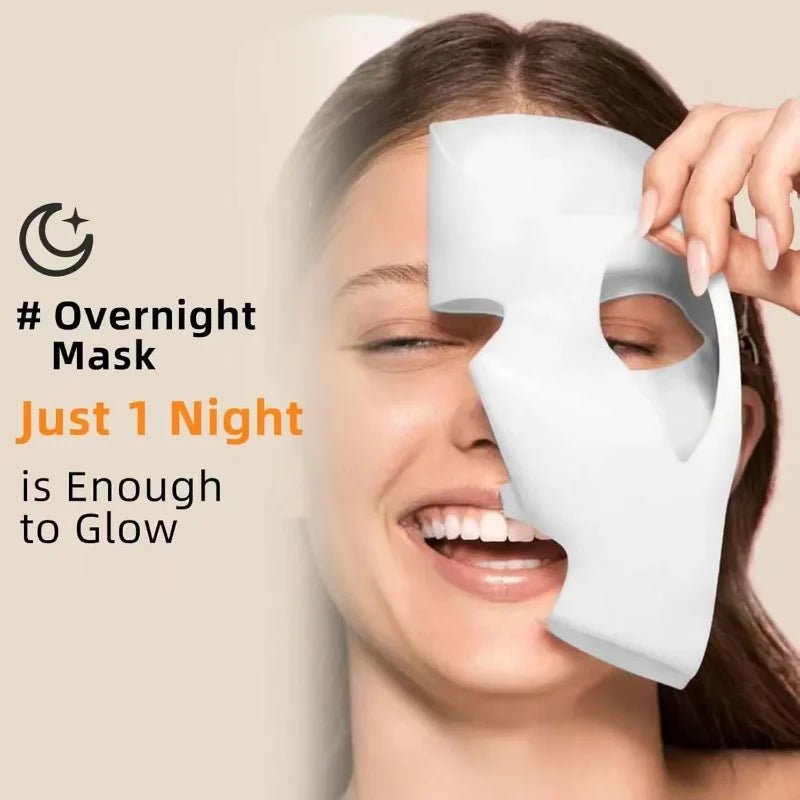 Bio Collagen Facial Mask – Deep Hydrating, Pore Shrinking, Overnight Brightening & Refreshing Korean Skincare