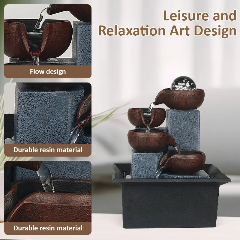 1 piece of decoration ornament for a four story fountain, living room, tea room, and bar