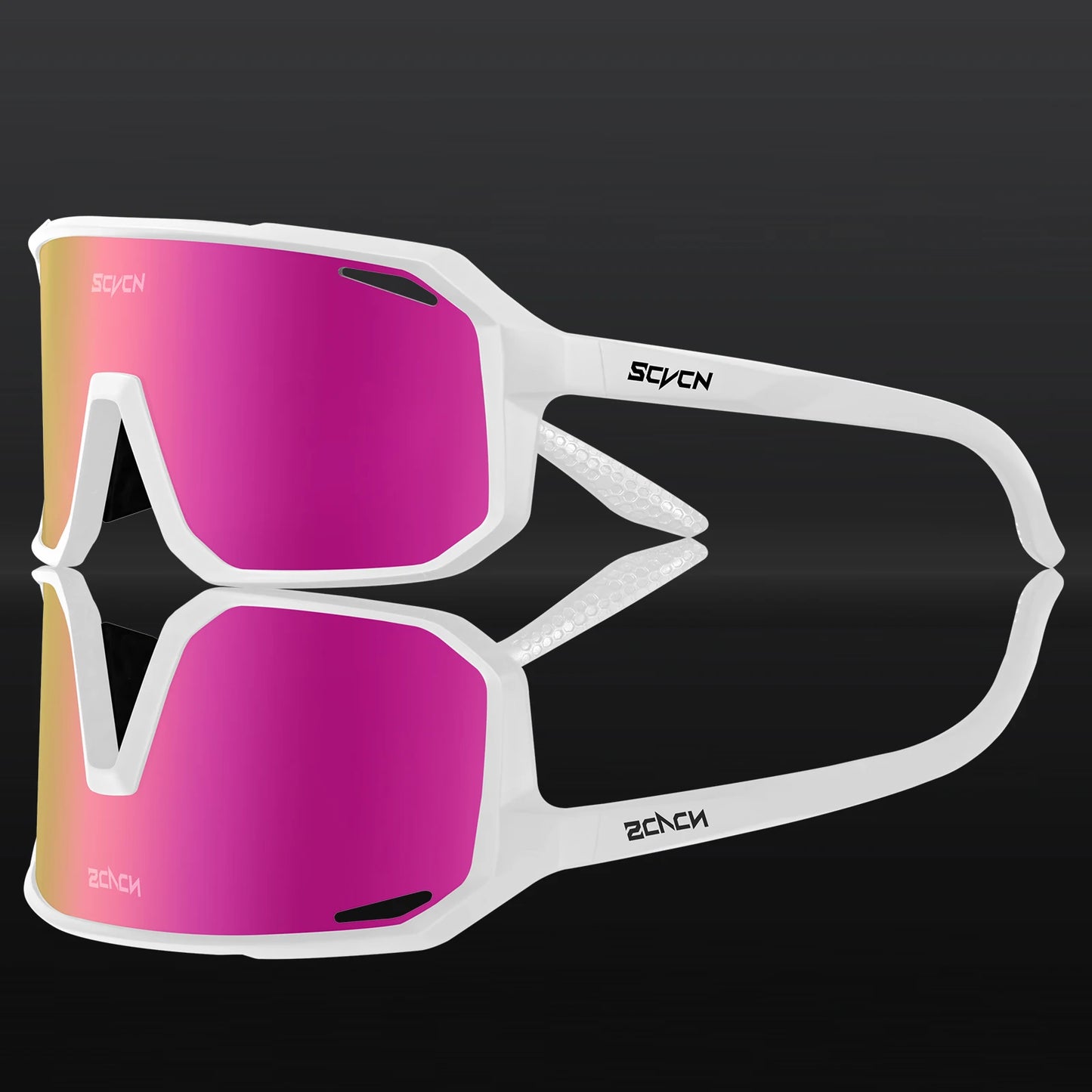 SCVCN Cycling Glasses Men & Women UV400 Outdoor Sports Sunglasses for MTB, Bike & Hiking