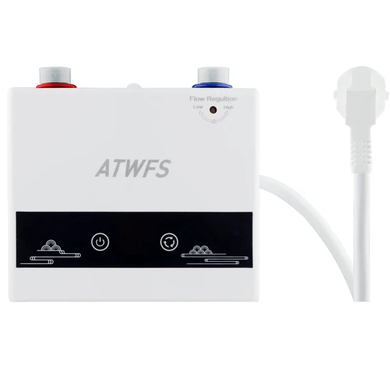 ATWFS 220V 4600W Portable Electric Water Heater for Bathroom & Kitchen