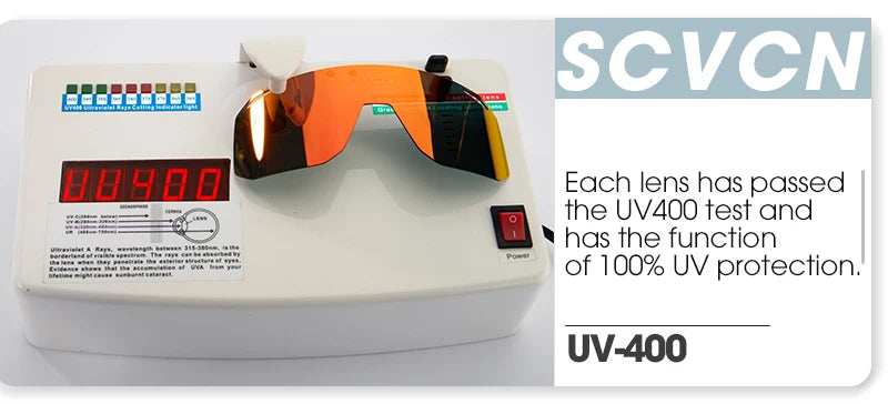 SCVCN Cycling Glasses Men & Women UV400 Outdoor Sports Sunglasses for MTB, Bike & Hiking
