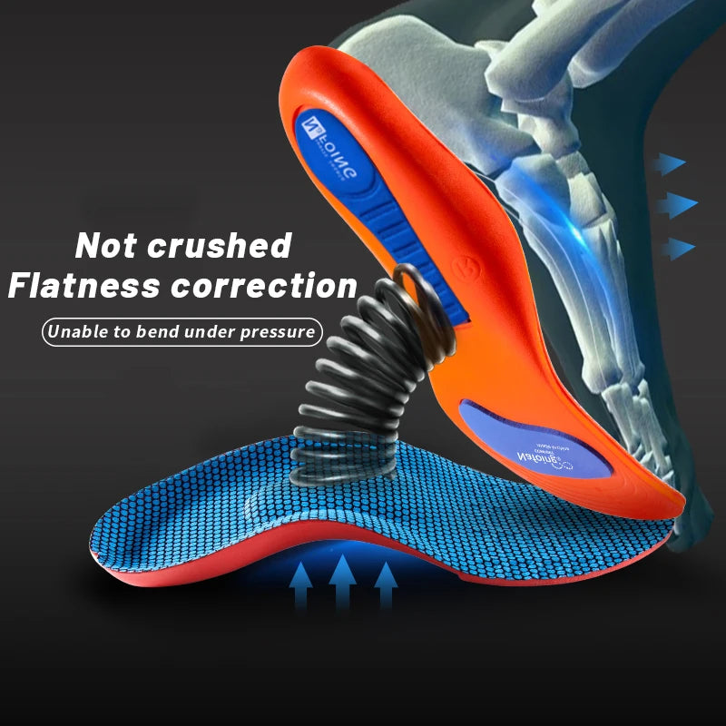 Sport Orthopedic EVA Insoles for Men & Women - Breathable Shock Absorption Shoe Inserts for Running & Basketball