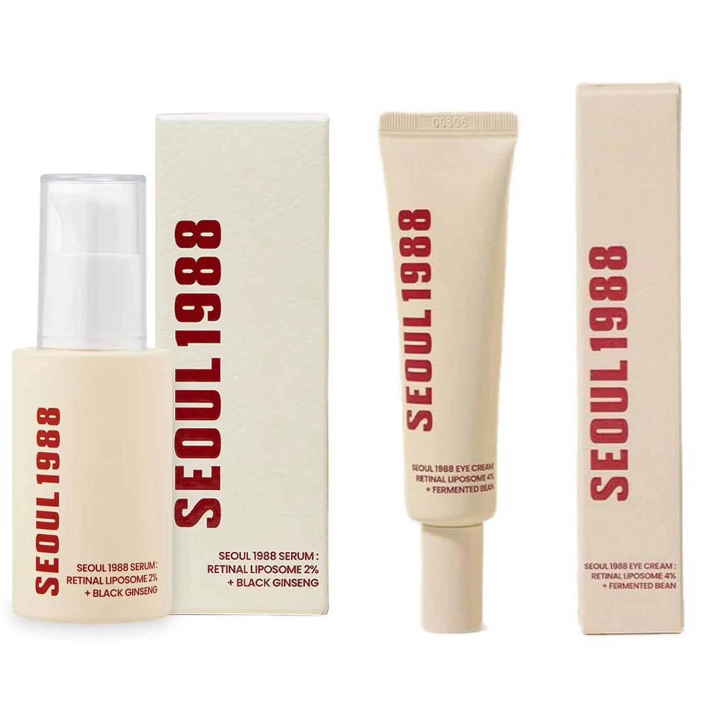 Korean 1988 Retinol Face Serum – Black Ginseng, Niacinamide, Vitamin C, Anti-Aging & Moisturizing