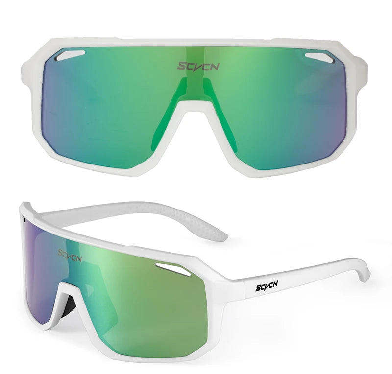 SCVCN Cycling Glasses Men & Women UV400 Outdoor Sports Sunglasses for MTB, Bike & Hiking