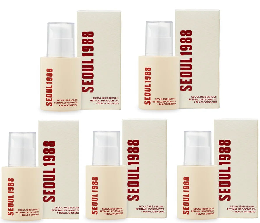 Korean 1988 Retinol Face Serum – Black Ginseng, Niacinamide, Vitamin C, Anti-Aging & Moisturizing