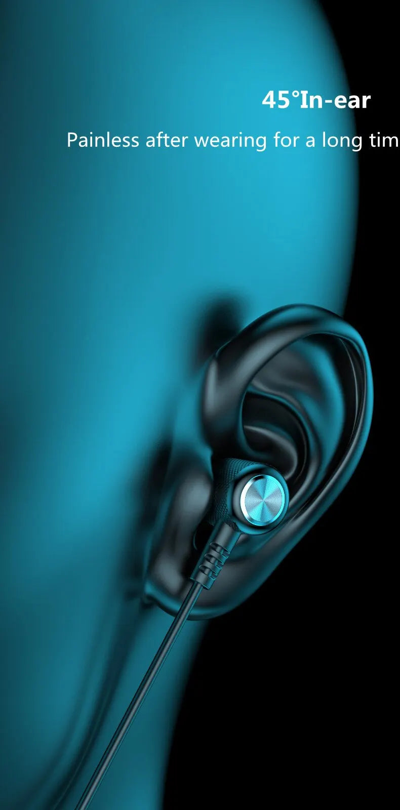 Wireless Bluetooth 5.0 Neckband Earphones – Waterproof, Hifi 9D Stereo Sport Headset