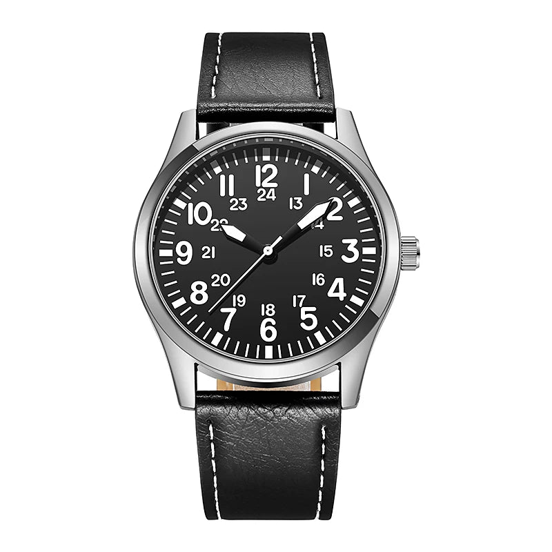 Field Watch with Steel Band – Easy Reading Dial and Japan Movement
