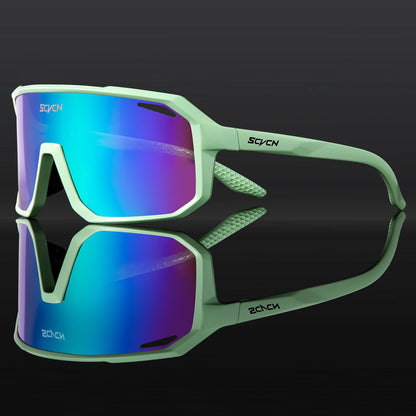 SCVCN Cycling Glasses Men & Women UV400 Outdoor Sports Sunglasses for MTB, Bike & Hiking