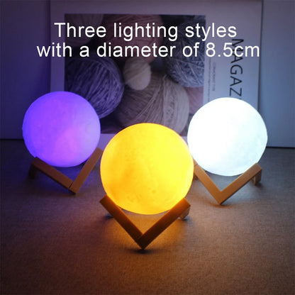 LED Moon & Galaxy Night Light - Perfect Bedroom Decor & Gift for Kids