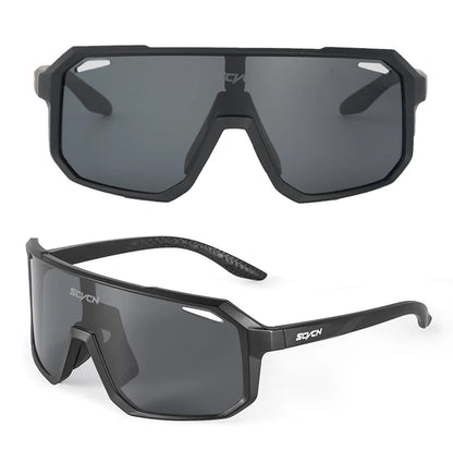 SCVCN Cycling Glasses Men & Women UV400 Outdoor Sports Sunglasses for MTB, Bike & Hiking