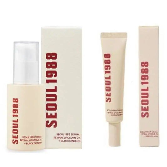 Korean 1988 Retinol Face Serum – Black Ginseng, Niacinamide, Vitamin C, Anti-Aging & Moisturizing