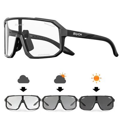 SCVCN Cycling Glasses Men & Women UV400 Outdoor Sports Sunglasses for MTB, Bike & Hiking