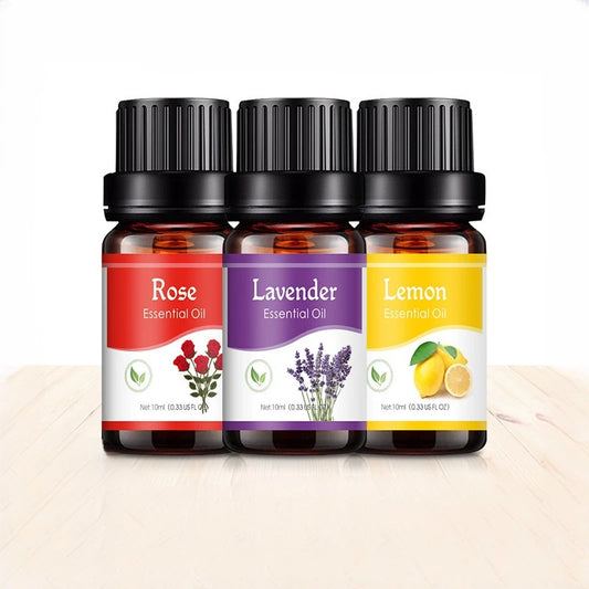 18 Flavors Essential Oils Set – Water-Soluble Aroma Diffuser & Air Humidifier Fragrance (10ml Each)