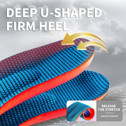 Sport Orthopedic EVA Insoles for Men & Women - Breathable Shock Absorption Shoe Inserts for Running & Basketball