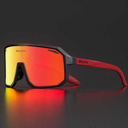 SCVCN Cycling Glasses Men & Women UV400 Outdoor Sports Sunglasses for MTB, Bike & Hiking