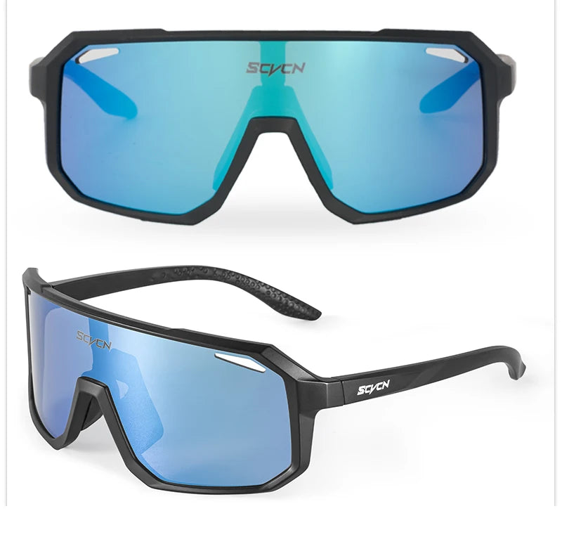 SCVCN Cycling Glasses Men & Women UV400 Outdoor Sports Sunglasses for MTB, Bike & Hiking