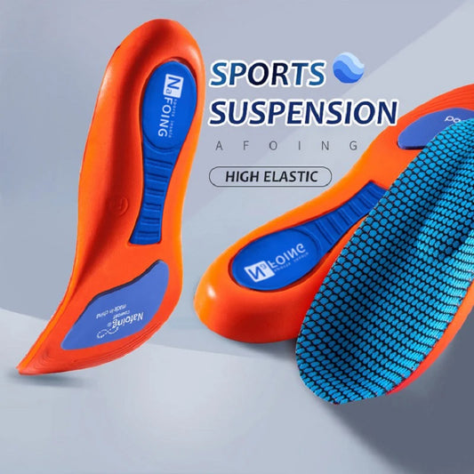 Sport Orthopedic EVA Insoles for Men & Women - Breathable Shock Absorption Shoe Inserts for Running & Basketball