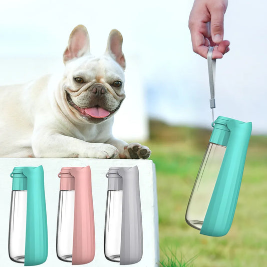 Portable Dog Water Bottle Dispenser For Small Large Dogs Foldable Puppy Outdoor Hiking Drinking Bowl French Bulldog Pet Supplies