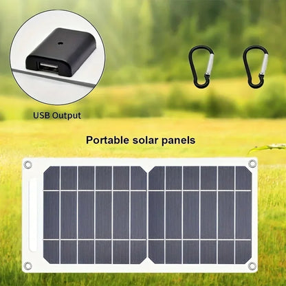 35W Sunpower Portable Solar Panel with USB - 5V Charger for Power Bank, Phone, Camping & RV