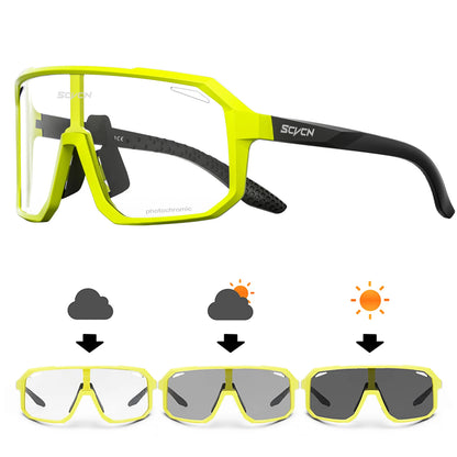 SCVCN Cycling Glasses Men & Women UV400 Outdoor Sports Sunglasses for MTB, Bike & Hiking