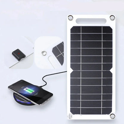 35W Sunpower Portable Solar Panel with USB - 5V Charger for Power Bank, Phone, Camping & RV