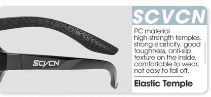 SCVCN Cycling Glasses Men & Women UV400 Outdoor Sports Sunglasses for MTB, Bike & Hiking