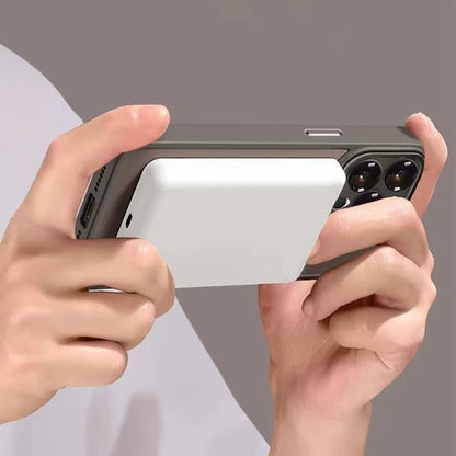 Luxury Matte Armor Magnetic Wireless Charging Case for iPhone 11-16 Pro Max